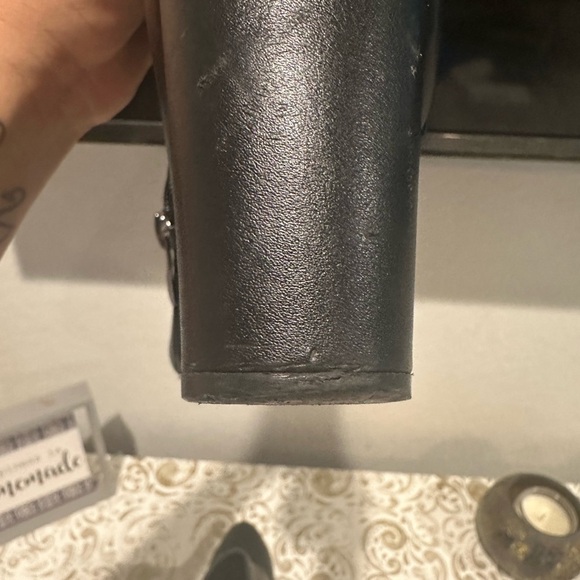 Black Ankle Boots‎ Woman’s Size 9 Zipper Pointed Toe Work Casual Business - Picture 6 of 10